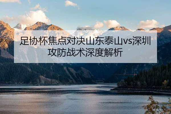 足协杯焦点对决山东泰山vs深圳攻防战术深度解析